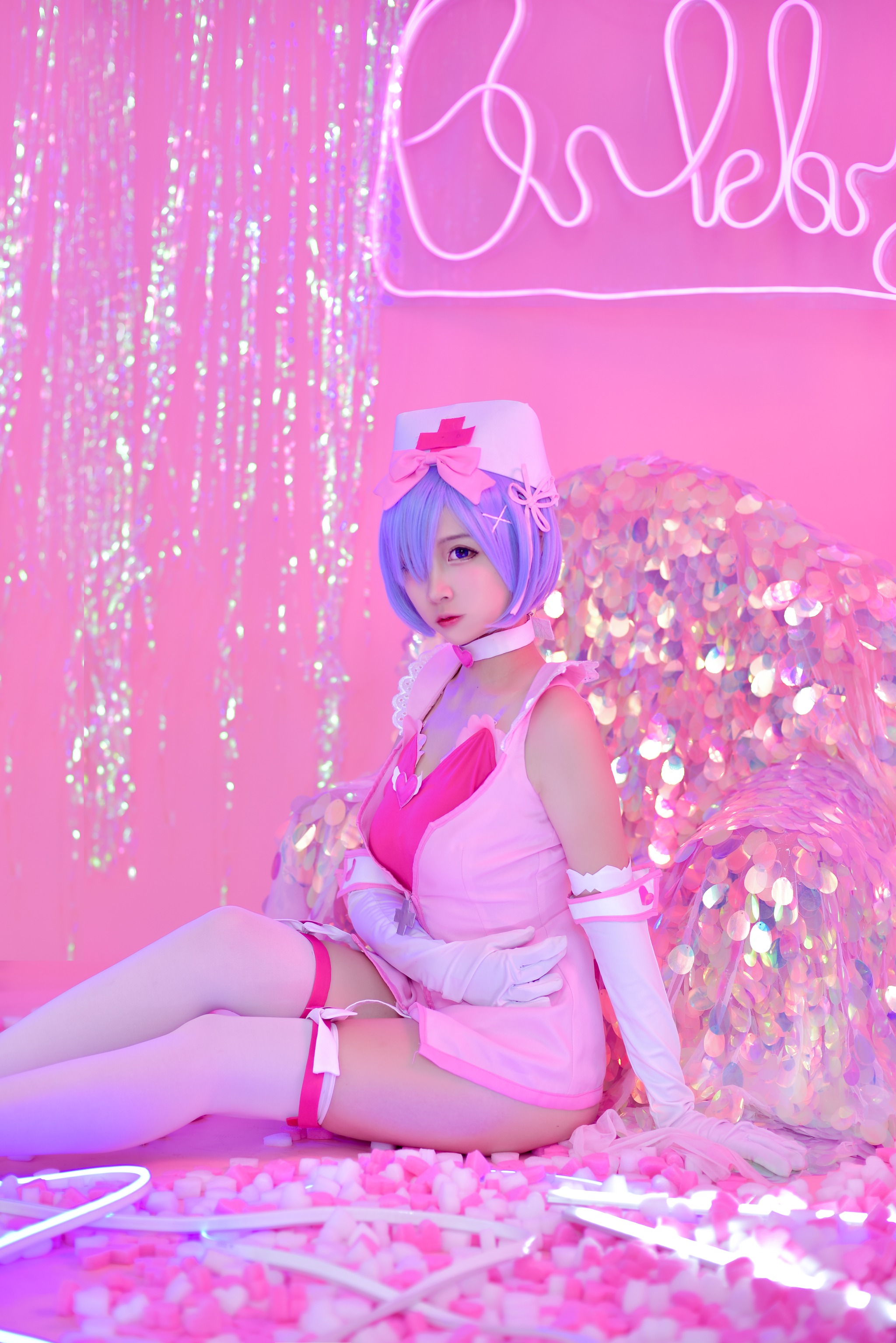 图片[1]-二佐Nisa – NO.025 二佐 蕾姆1号本 蕾姆护士1 [40P]-XikXak